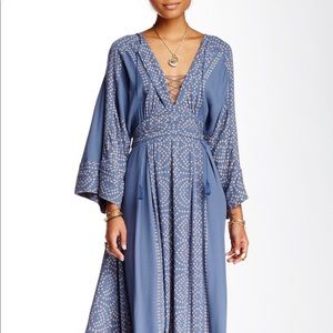 NWT Free People Modern Kimono Maxi Dress